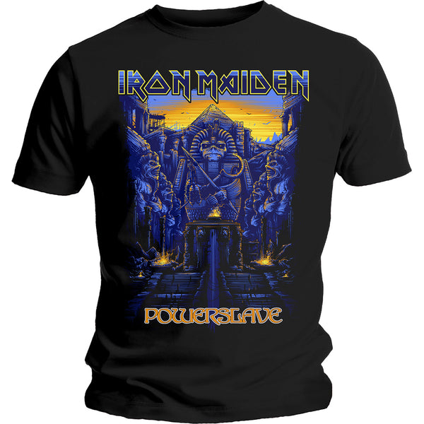 Iron Maiden | Official Band T-Shirt | Dark Ink Powerslaves