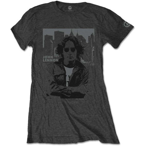 John Lennon Ladies T-Shirt: Skyline