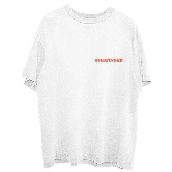 James Bond 007 | Official Band T-Shirt | Goldfinger Profile (Back Print)