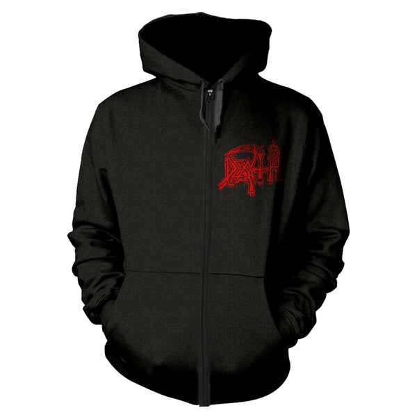 Death Unisex Hooded Top: The Sound Of Perseverance (back print)