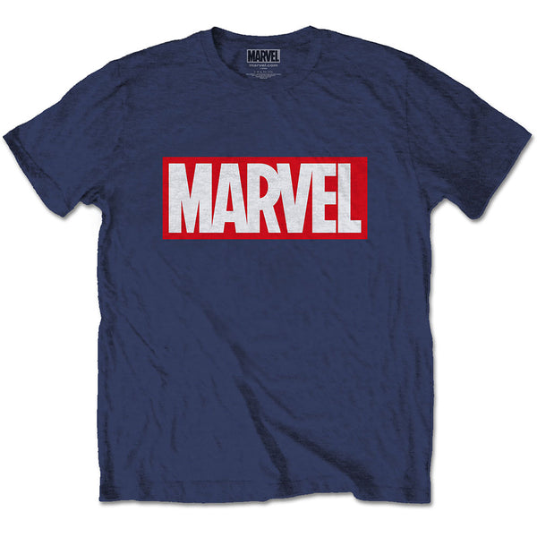 Marvel Comics | Official Band T-Shirt | Marvel Box Logo