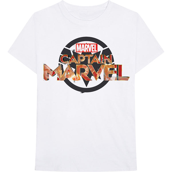 Marvel Comics | Official Band T-Shirt | Captain Marvel New Logo