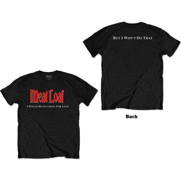 Meat Loaf | Official Band T-Shirt | IWDAFLBIWDT (Back Print)