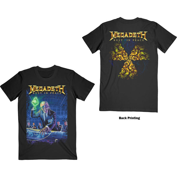 Megadeth | Official Band T-shirt | Rust In Peace 30th Anniversary (Back Print)