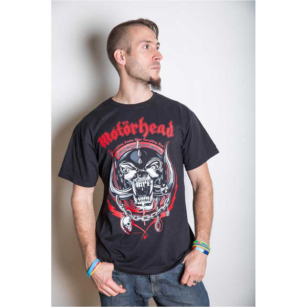 Motorhead | Official Band T-Shirt | Lightning Wreath