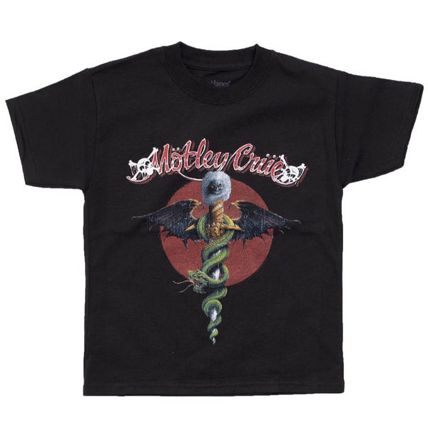 Motley Crue Kids T-Shirt: Feelgood Red Circle