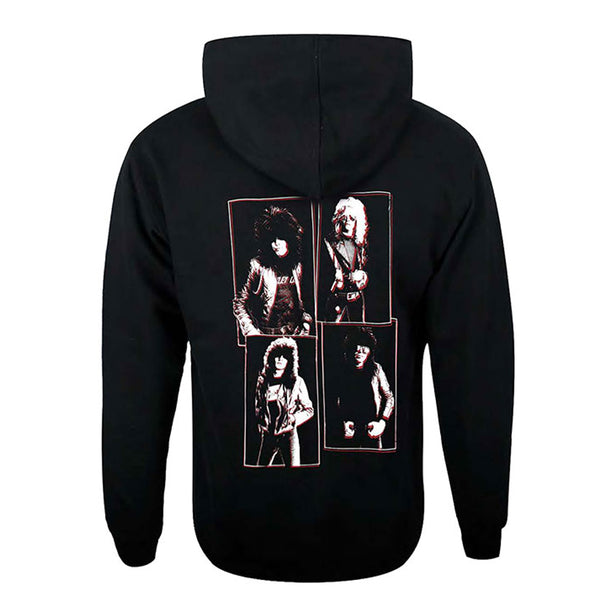 Motley Crue Unisex Zipped Hoodie: 40 Years (Back Print)