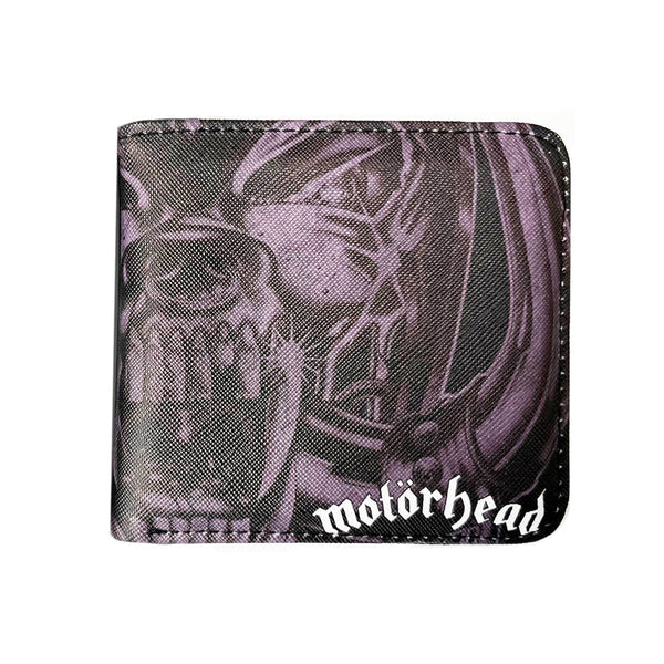 Motorhead Gift Set with Wallet, Sew on Patch, Gummy Wristband, 5 Button Badges, Fridge Magnet