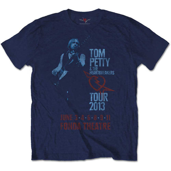 Tom Petty & The Heartbreakers | Official Band T-Shirt | Fonda Theatre (Soft Hand Inks)