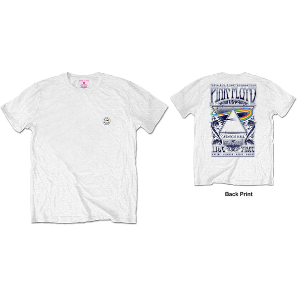 Pink Floyd | Official Band T-Shirt | Carnegie Hall (Back Print)