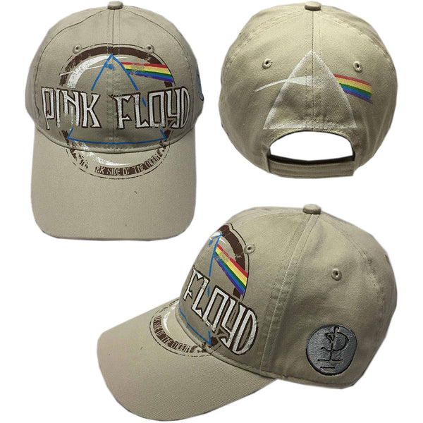Pink Floyd Unisex Baseball Cap: Dark Side of the Moon Album Distressed (Grey)