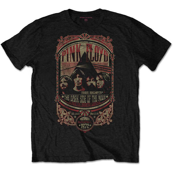 Pink Floyd | Official Band T-Shirt | Portsmouth 1972