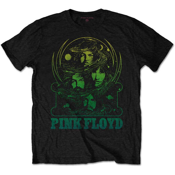 Pink Floyd | Official Band T-Shirt | Green Swirl