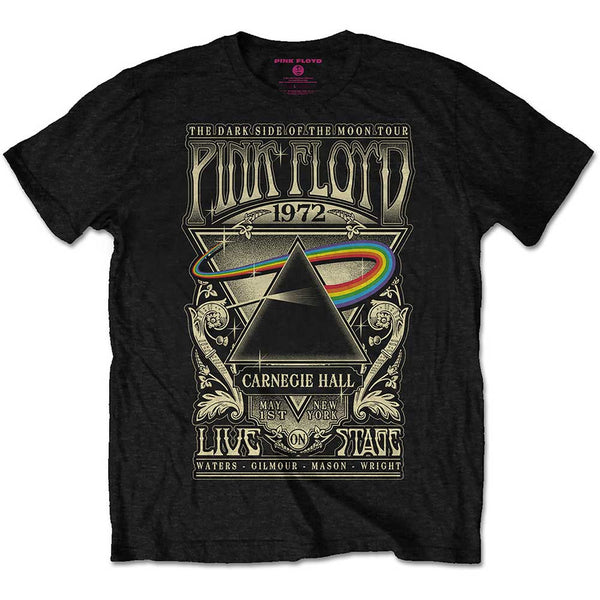 Pink Floyd | Official Band T-Shirt | Carnegie Hall Poster