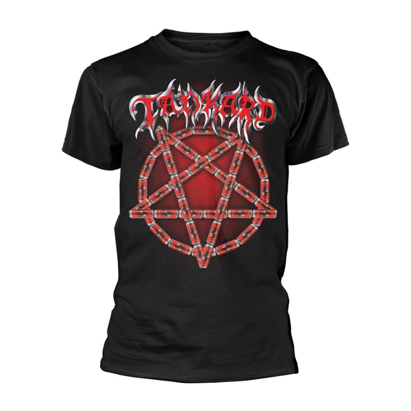 Tankard Unisex T-shirt: Hell Aint A Bad Place (back print)