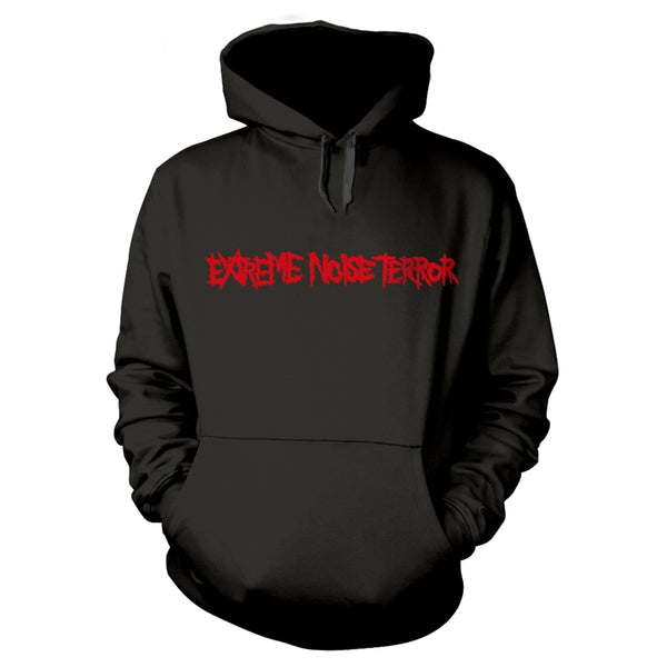 Extreme Noise Terror Unisex Hoodie: Logo (back print)