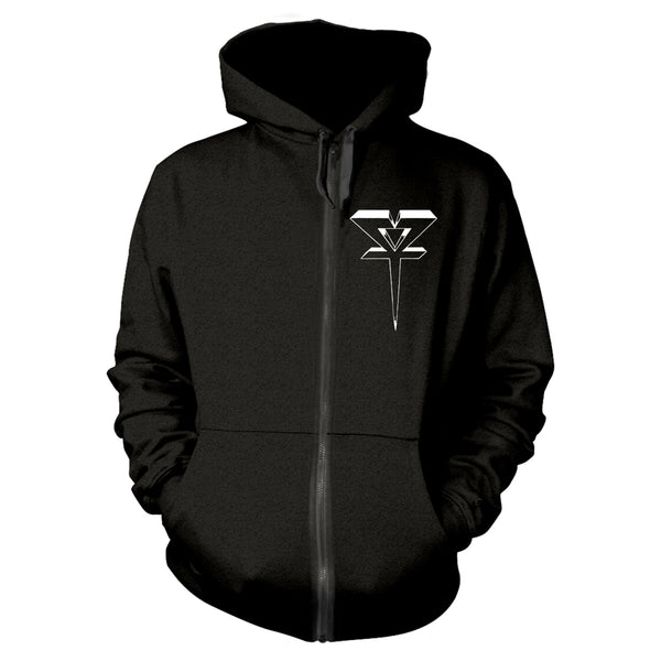 Trouble Unisex Zipped Hoodie: S/T (back print)