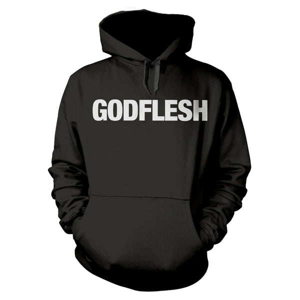 Godflesh Unisex Hoodie: Decline & Fall (back print)