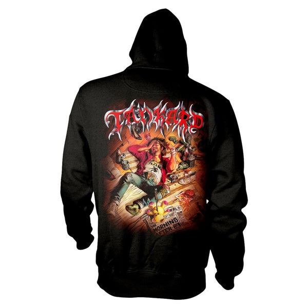 Tankard Unisex Hooded Top: The Morning After (back print)