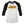 Load image into Gallery viewer, Clutch Unisex Raglan T-shirt: Classic Logo (Whte/Black)