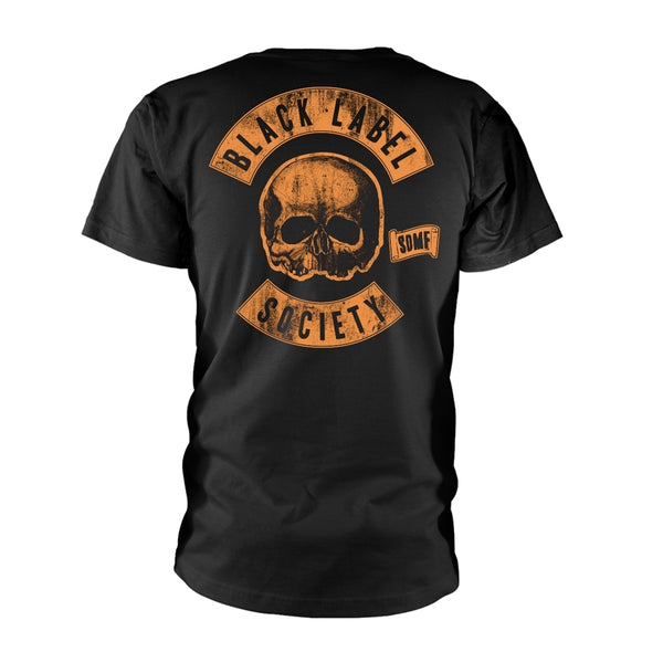 Black Label Society Unisex T-shirt: Hell Riding Worldwide (back print)