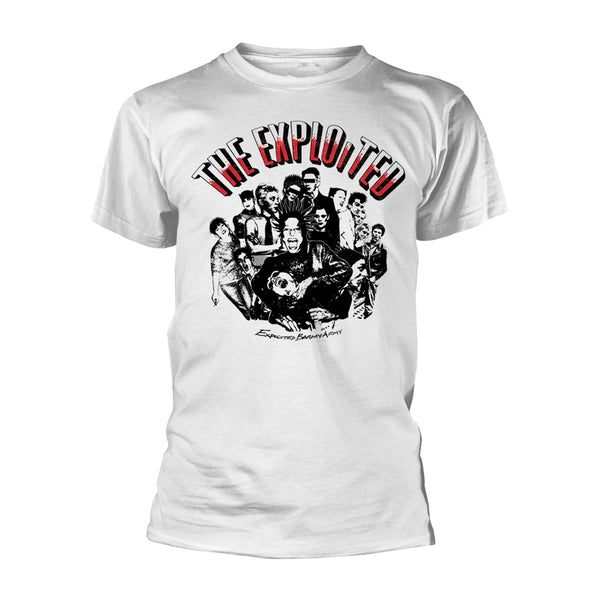 The Exploited | Official Band T-Shirt | Barmy Army (White)