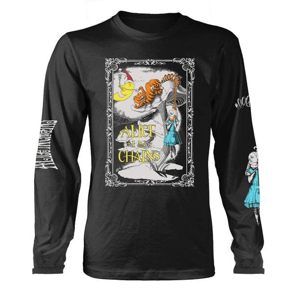 Alice in Chains Unisex Long Sleeved T-Shirt: Wonderland (back print)