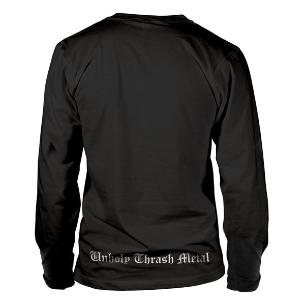 Aura Noir Unisex Long Sleeved T-Shirt: Logo (Back Print)