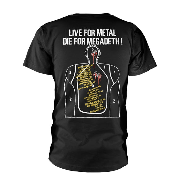 Megadeth | Official Band T-shirt | Kill For Thrills (back print)