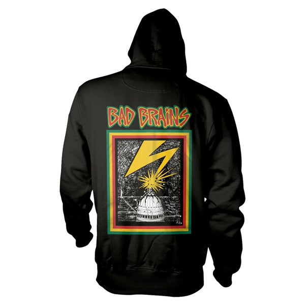Bad Brains Unisex Hooded Top: Bad Brains (back print)