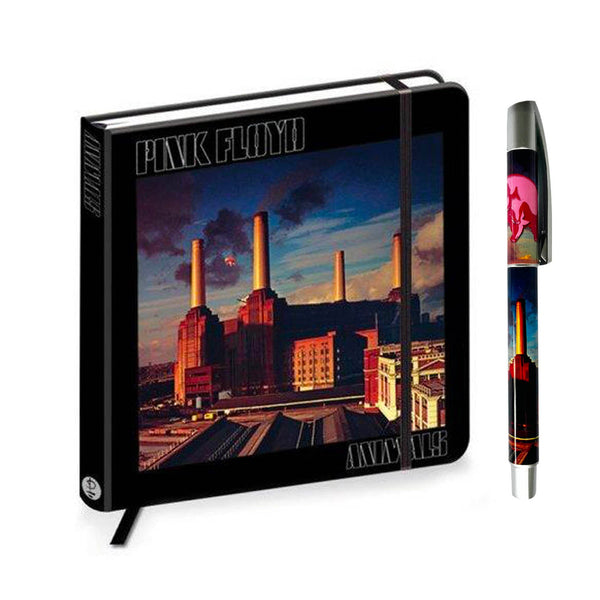 Pink Floyd Notebook: Animals (Hard Back) and Gel Pen