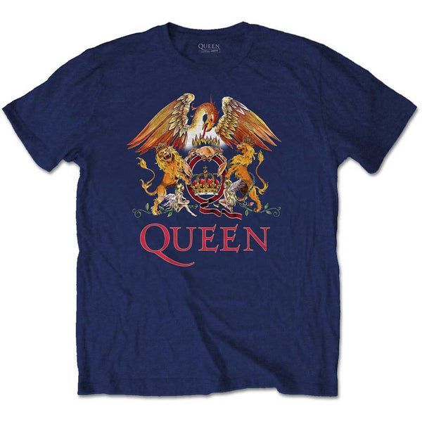 Queen | Official Band T-Shirt | Classic Crest