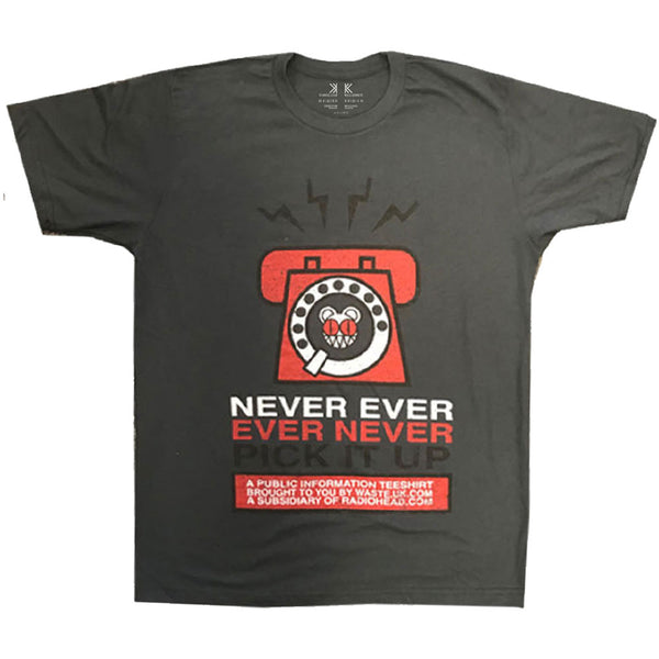 Radiohead | Official Band T-Shirt | Never Pick It Up