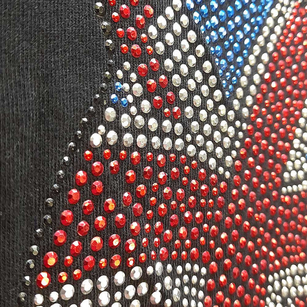 The Rolling Stones Ladies T-Shirt: Classic UK (Diamante)