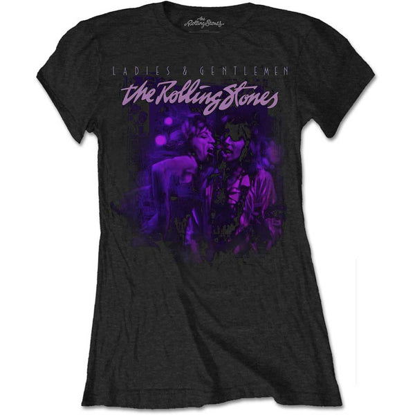 The Rolling Stones Ladies Fashion T-Shirt: Mick & Keith Together