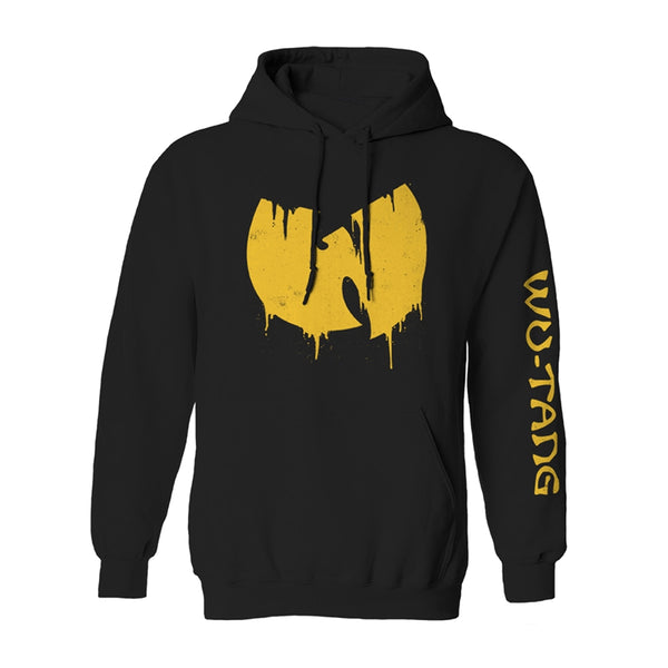 Wu-Tang Clan Unisex Hooded Top: Sliding Logo