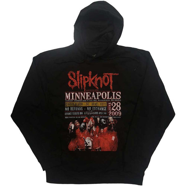 Slipknot Unisex Pullover Hoodie: Minneapolis '09 (Eco-Friendly/Back Print)