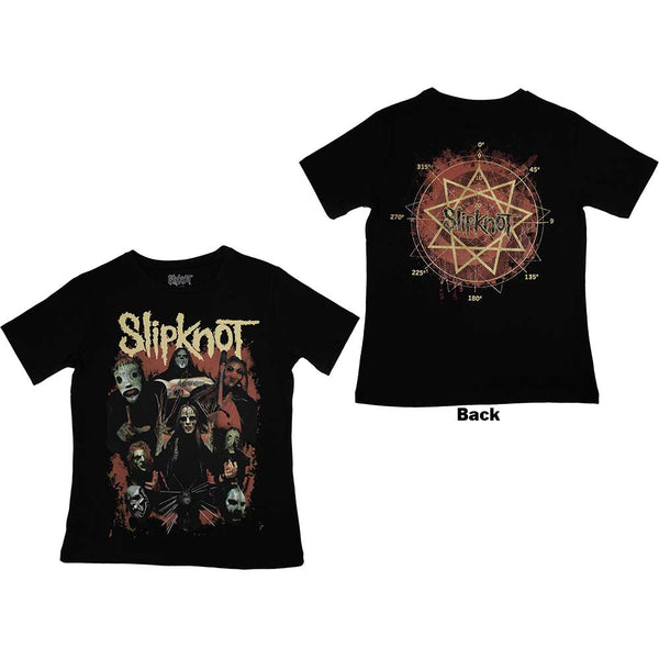 Slipkno | Official Band Ladies T-Shirt | Come Play Dying Back Print (Back Print)