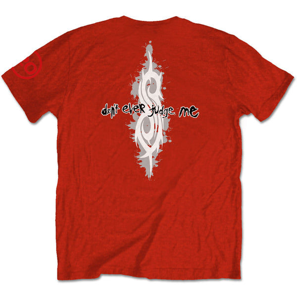 Slipknot | Official Band T-Shirt | 20th Anniversary Don't Ever Judge Me (Arm & Back Print)