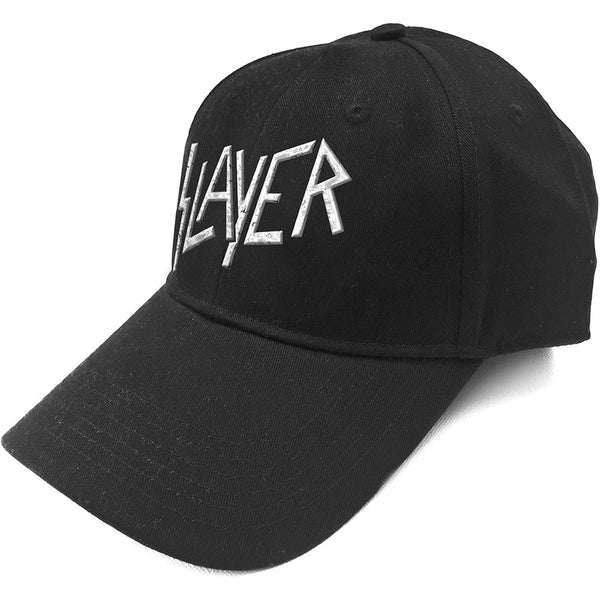 Slayer Unisex Baseball Cap: Logo (Sonic Silver)