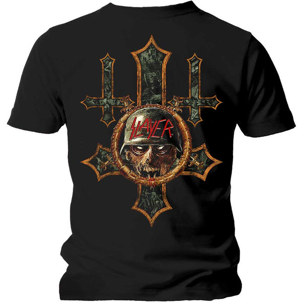 Slayer | Official Band T-Shirt | Hard Cover Comic Book (Back Print)