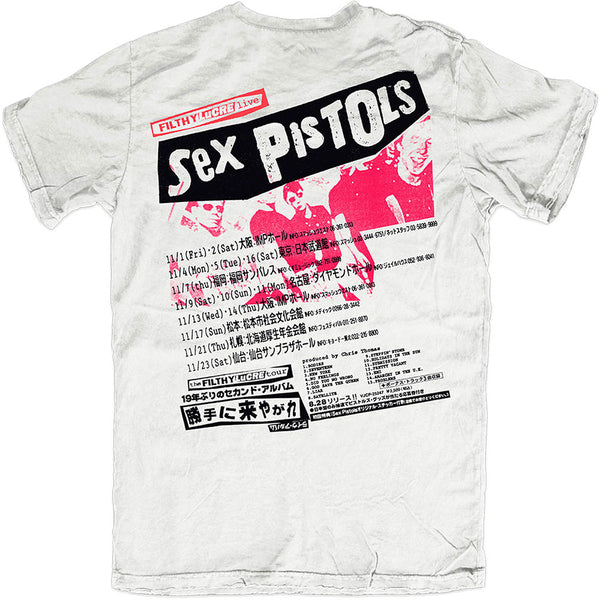 The Sex Pistols | Official Band T-Shirt | Filthy Lucre Japan (Back Print)