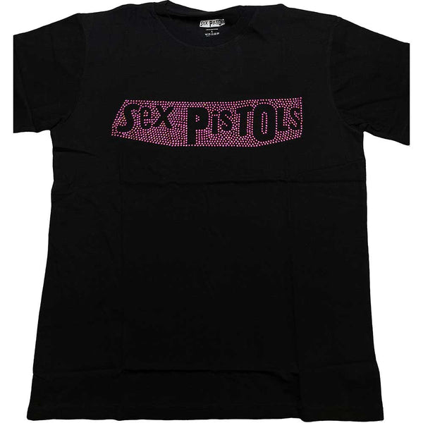 The Sex Pistols | Official Band T-Shirt | Logo (Diamante)