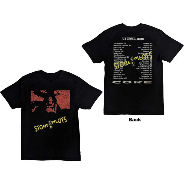 Stone Temple Pilots | Official Band T-Shirt | Core US Tour '92 (Back Print) (Small)