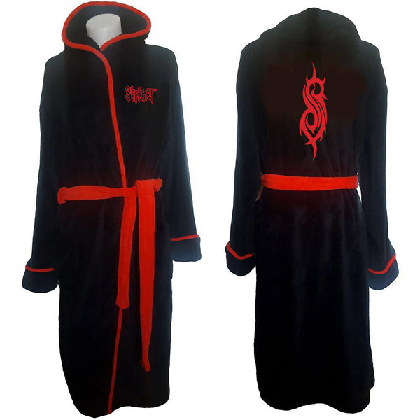 Slipknot Unisex Bathrobe: Logo & Tribal S