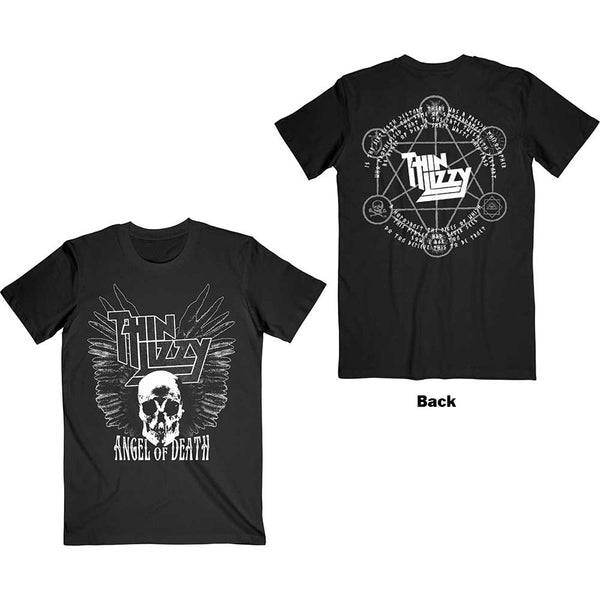 Thin Lizzy | Official Band T-Shirt | Angel of Death (Back Print)
