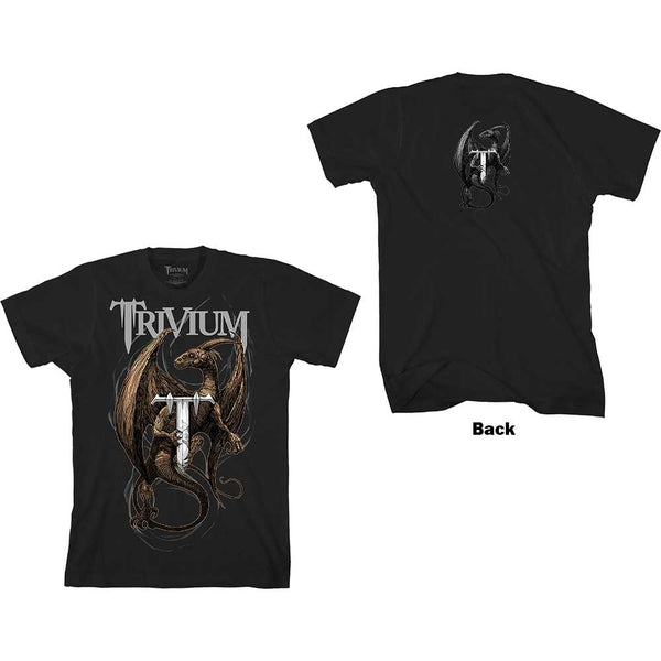 Trivium | Official Band T-Shirt | Perched Dragon (Back Print)