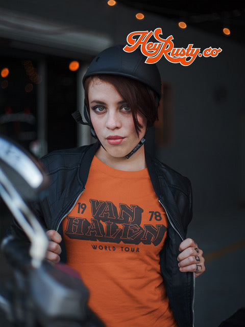Van Halen Ladies T-Shirt: World Tour '78