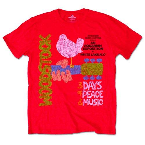 Woodstock Unisex Tee: Classic Vintage Poster