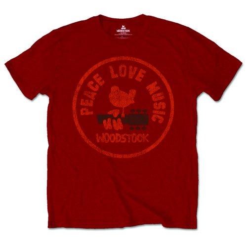 Woodstock Unisex Tee: Love Peace Music